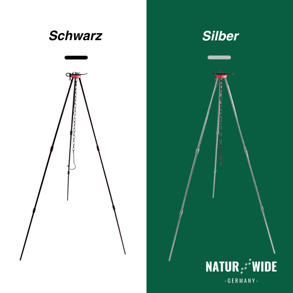 Camping-Dreibein für Lagerfeuer