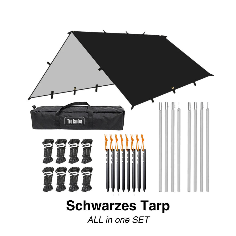 Vielseitiges Sonnen- & Regenschutz-Tarp