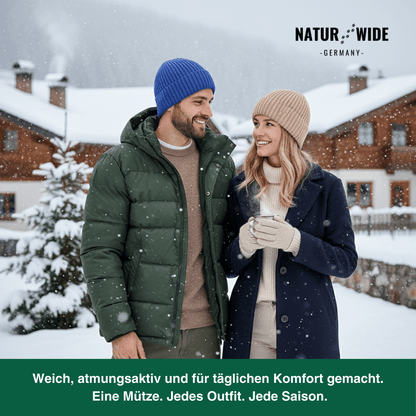 Premium Strick Mütze – Warme Unisex Wintermütze