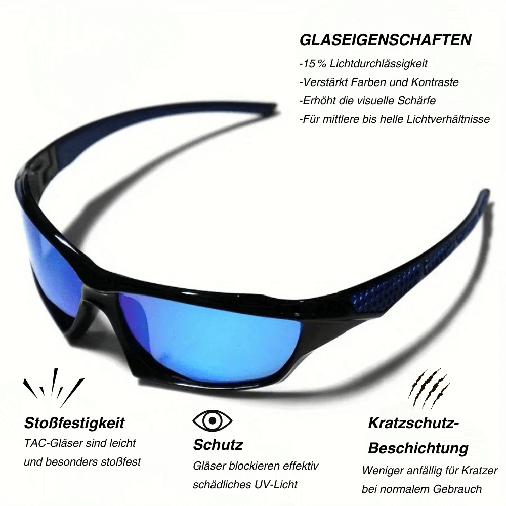 Polarisierte UV400-Sportsonnenbrille
