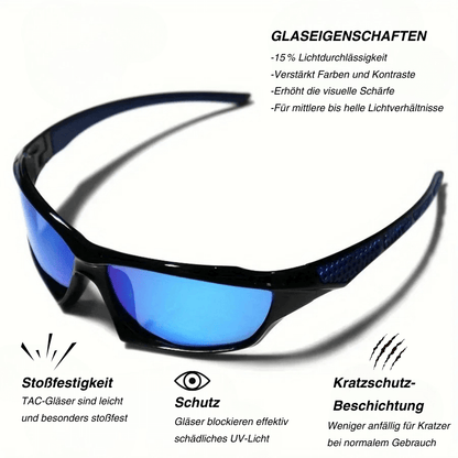 Polarisierte UV400-Sportsonnenbrille