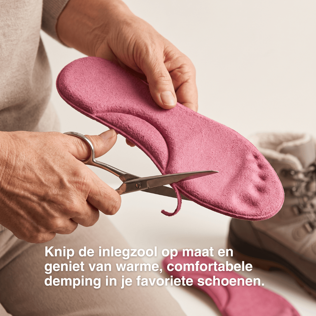 Zelfverwarmende thermo-inlegzolen voor de winter – traagschuim, bont en extra warm