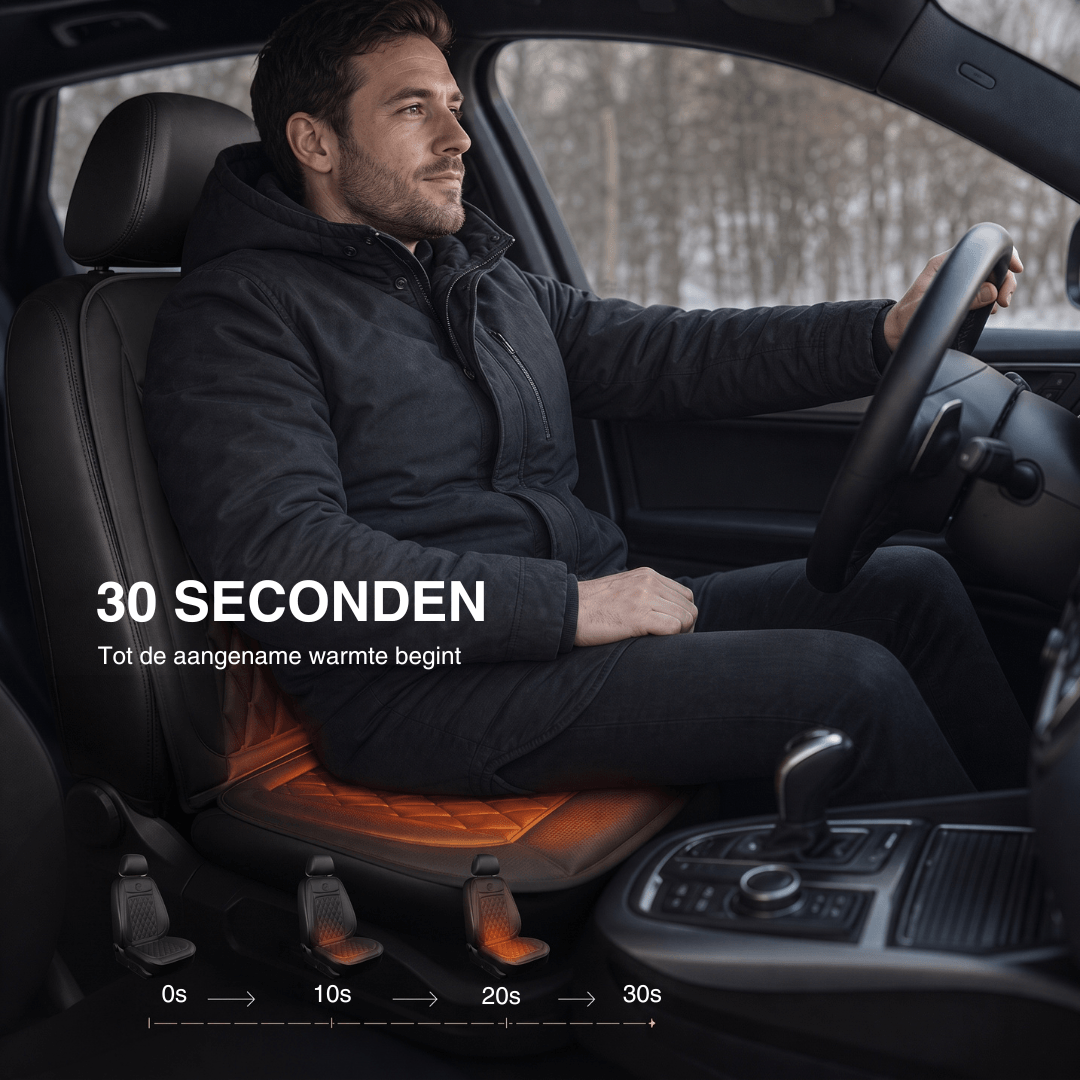 Verwarmde autostoelhoes