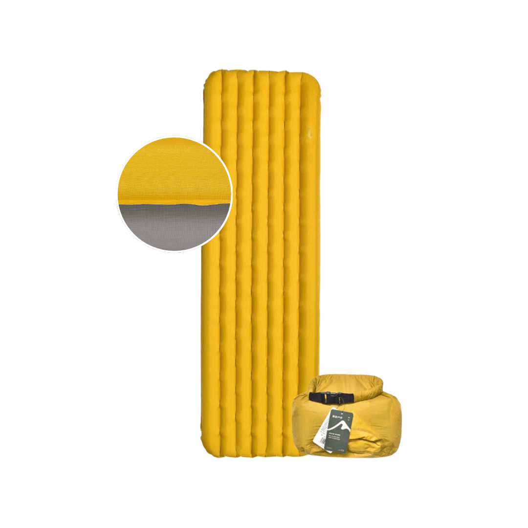 NaturWide Campingmatte 7.6R – Ultraleichte, selbstaufblasende Isomatte mit doppelter Stärke