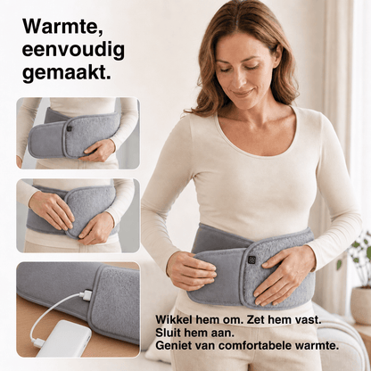 Elektrische verwarmingsgordel met 3 standen – verwarmingsgordel voor vrouwen
