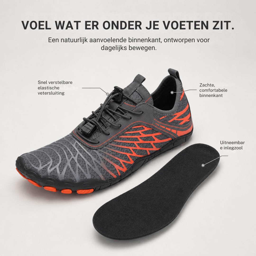 BareFlex – Blotevoetschoenen voor gezond lopen, podologisch getest (unisex)