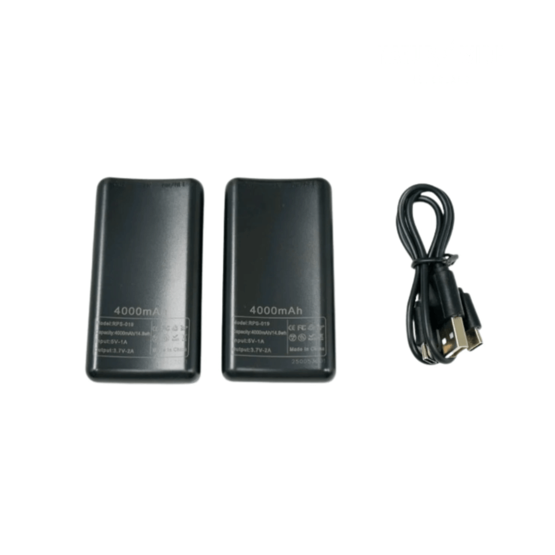 Powerbank voor warme sokken — 3,7V / 2A, 2×4000 mAh
