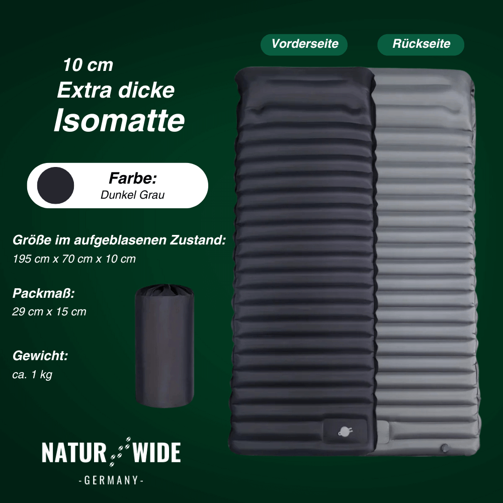Ultraleichte Isomatte Pro Edition – Ideal für jedes Abenteuer unterwegs
