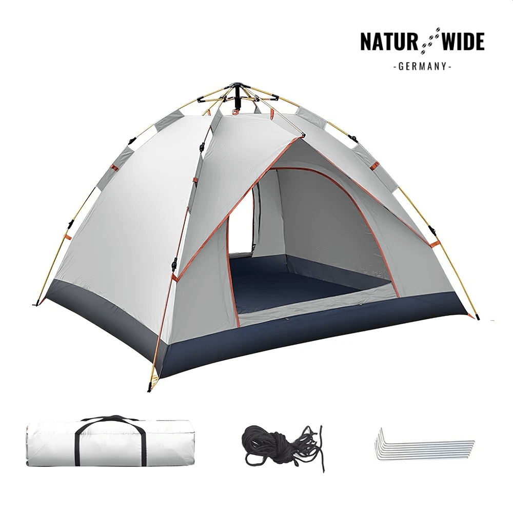 Naturwide Outdoor Zelt - Automatischer Aufbau in 3 Sekunden