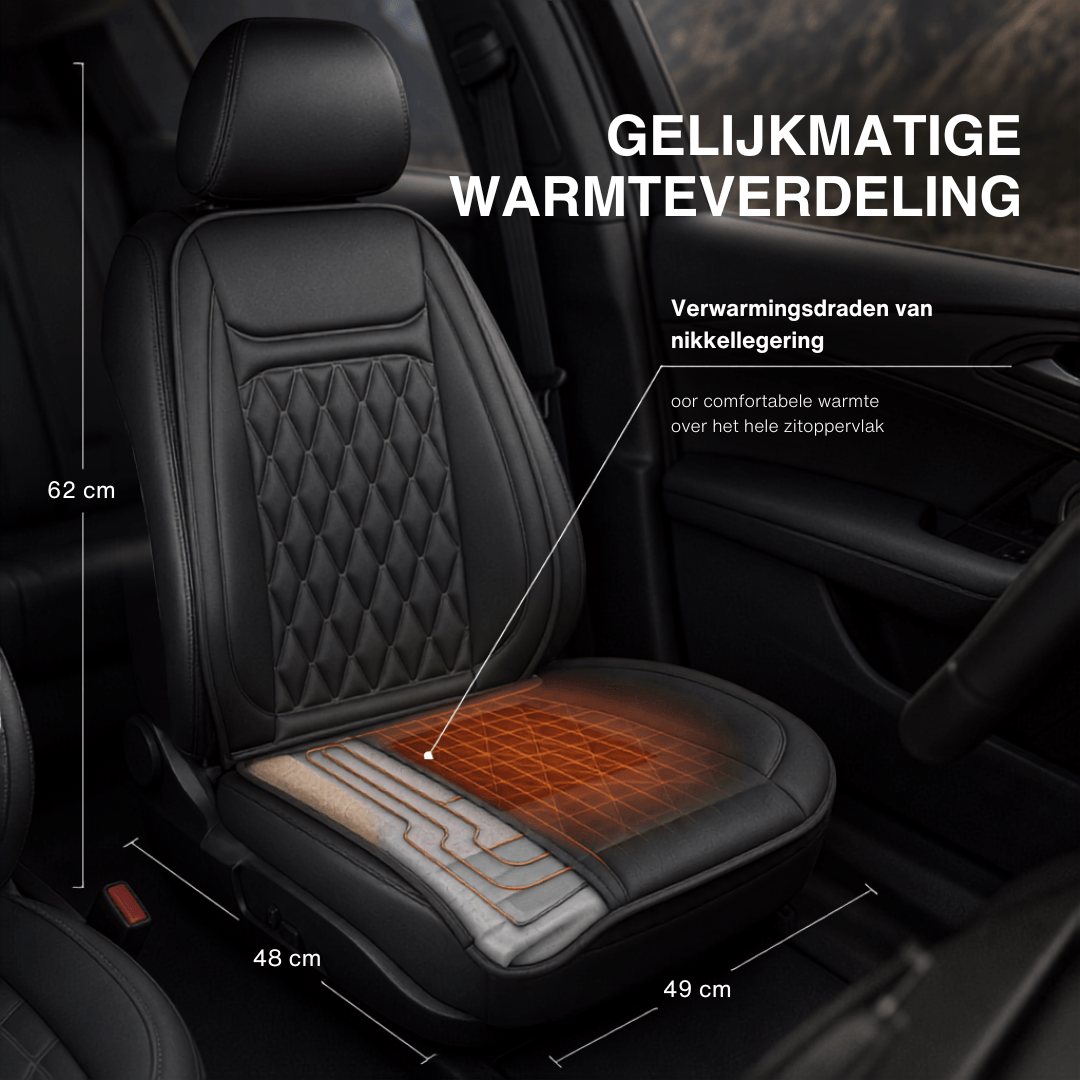 Verwarmde autostoelhoes