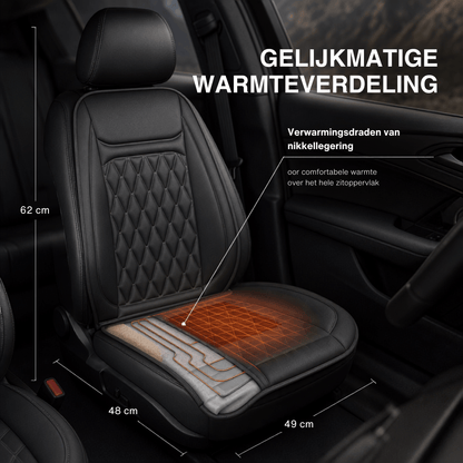 Verwarmde autostoelhoes