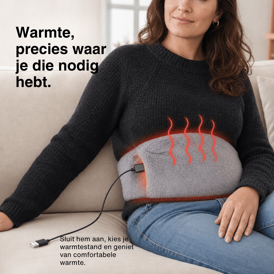 Elektrische verwarmingsgordel met 3 standen – verwarmingsgordel voor vrouwen