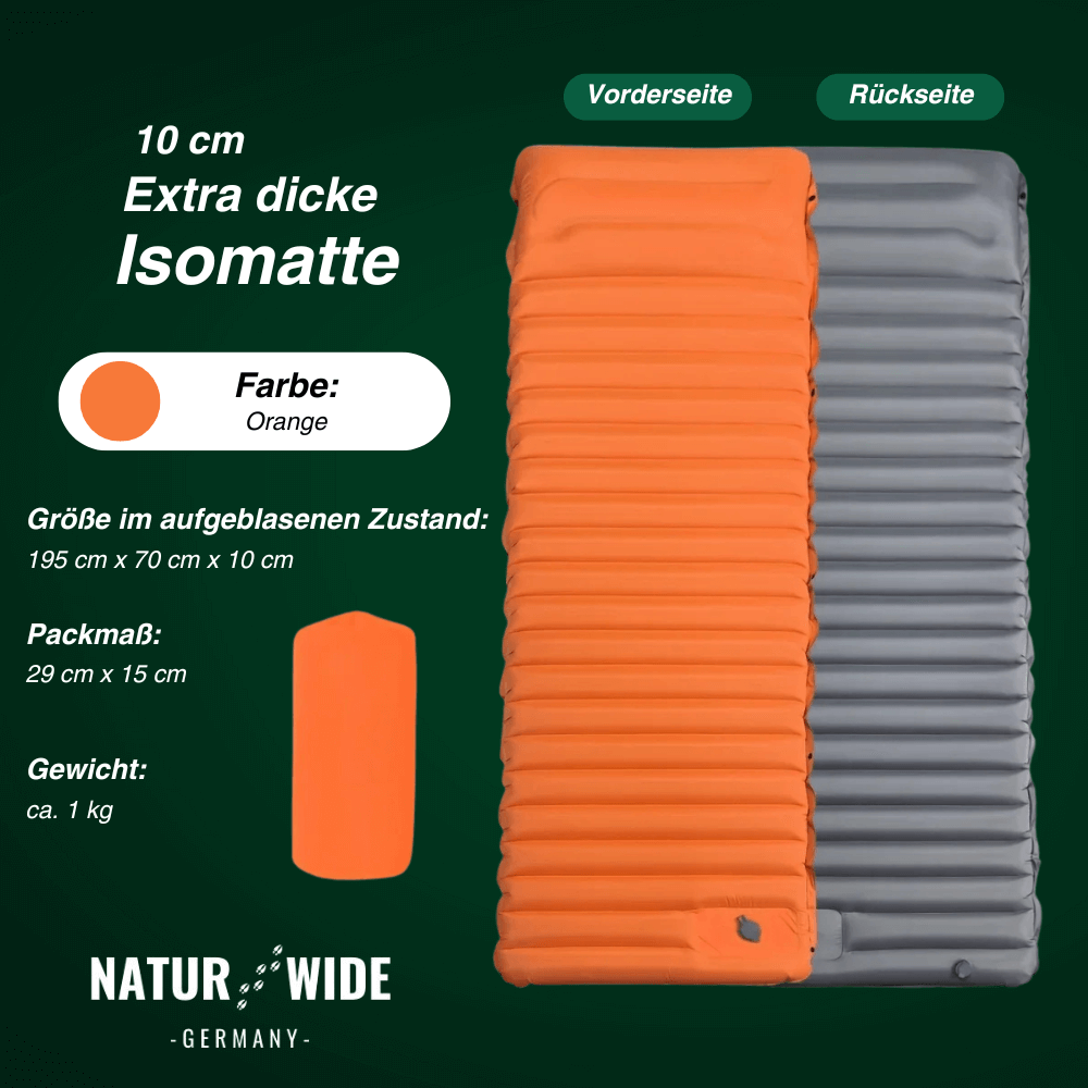 Ultraleichte Isomatte Pro Edition – Ideal für jedes Abenteuer unterwegs