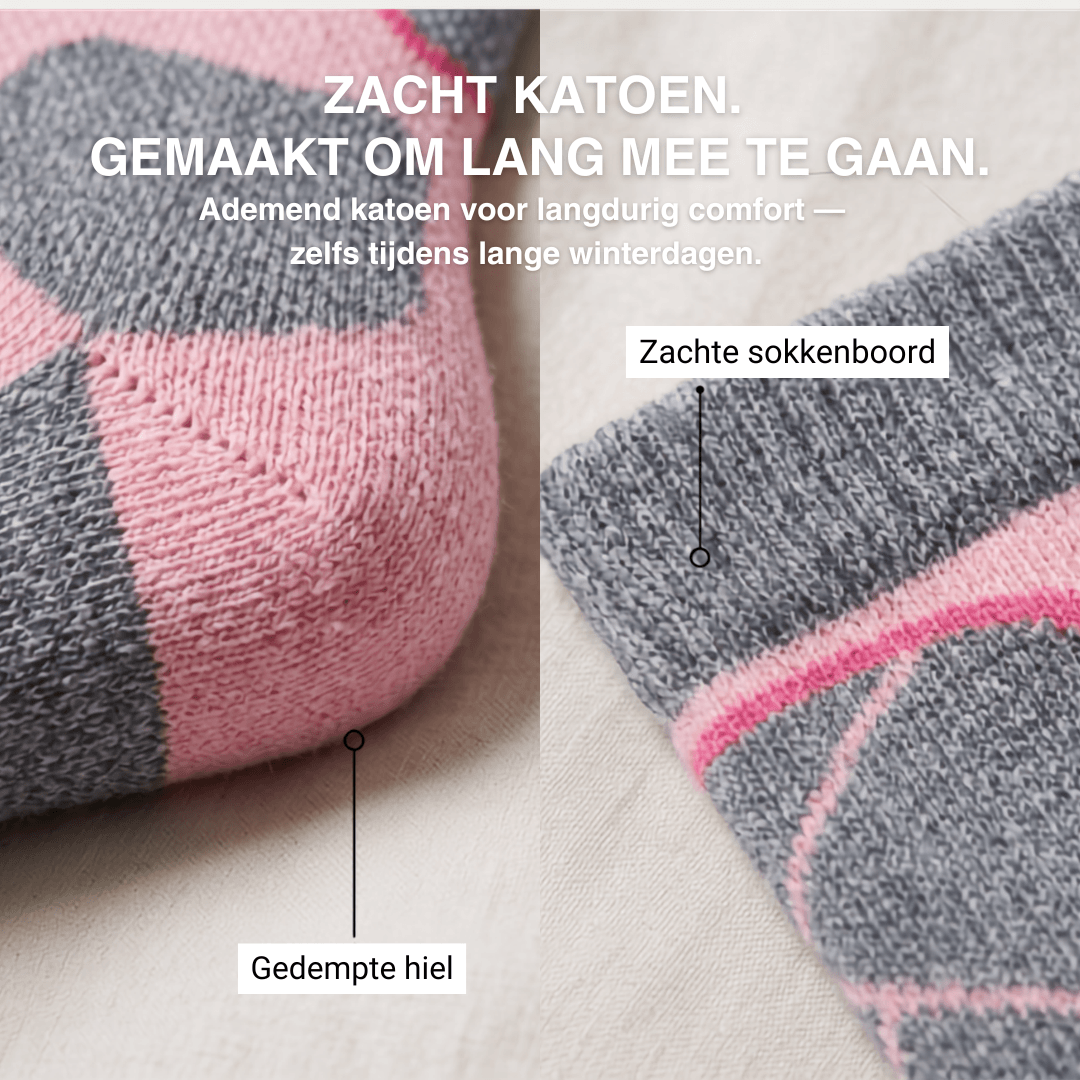 Warme sokken – perfect voor skiën, buitenactiviteiten en de winter.