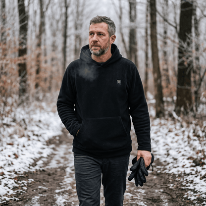 USB-verwarmde hoodie – Unisex hoodie met ritssluiting