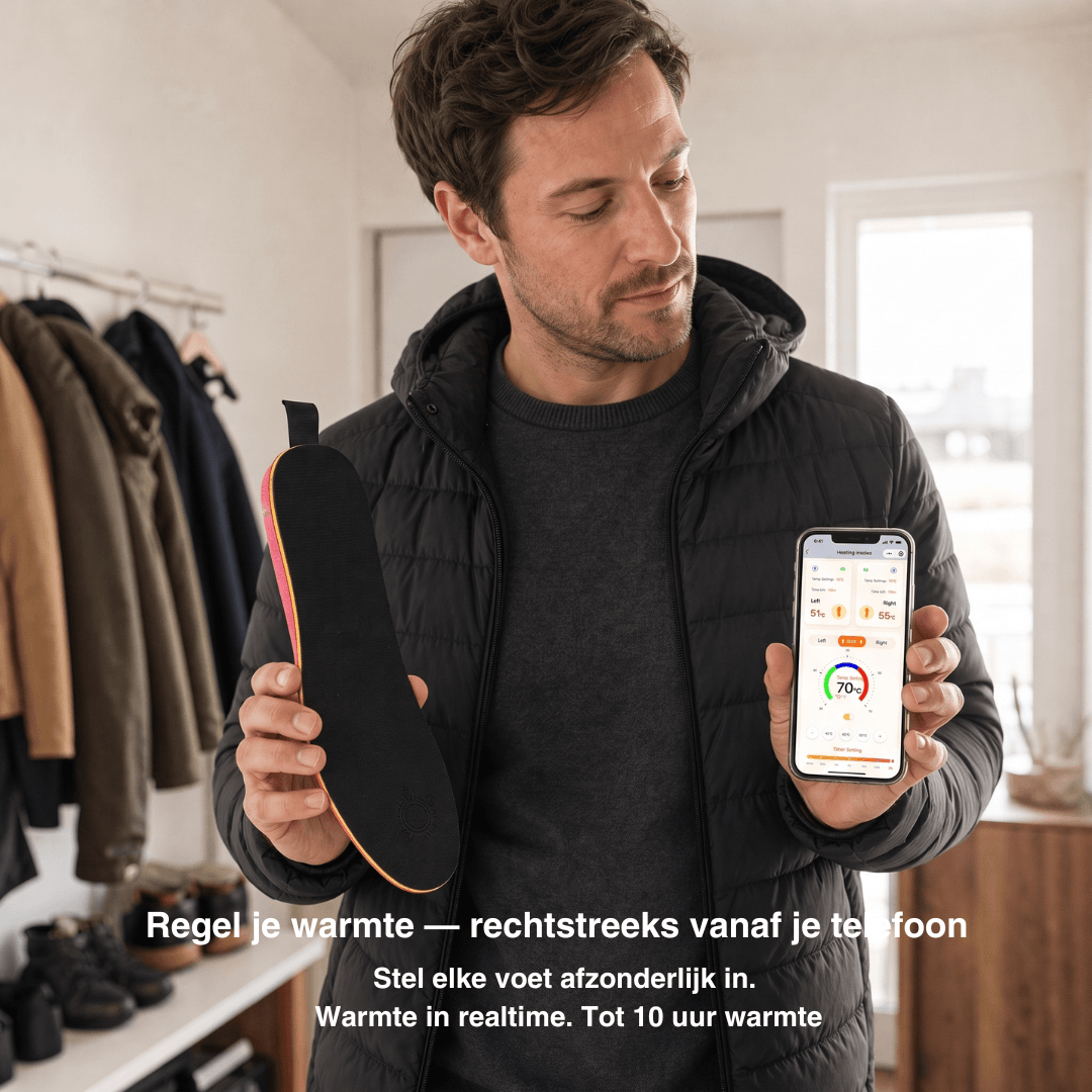 App-Gestuurde Slimme Oplaadbare Beheizde Inlegzolen