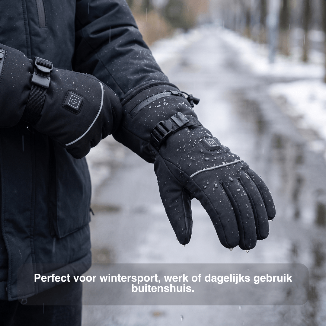 Verwarmde handschoenen – 3 warmtestanden, water- en winddicht