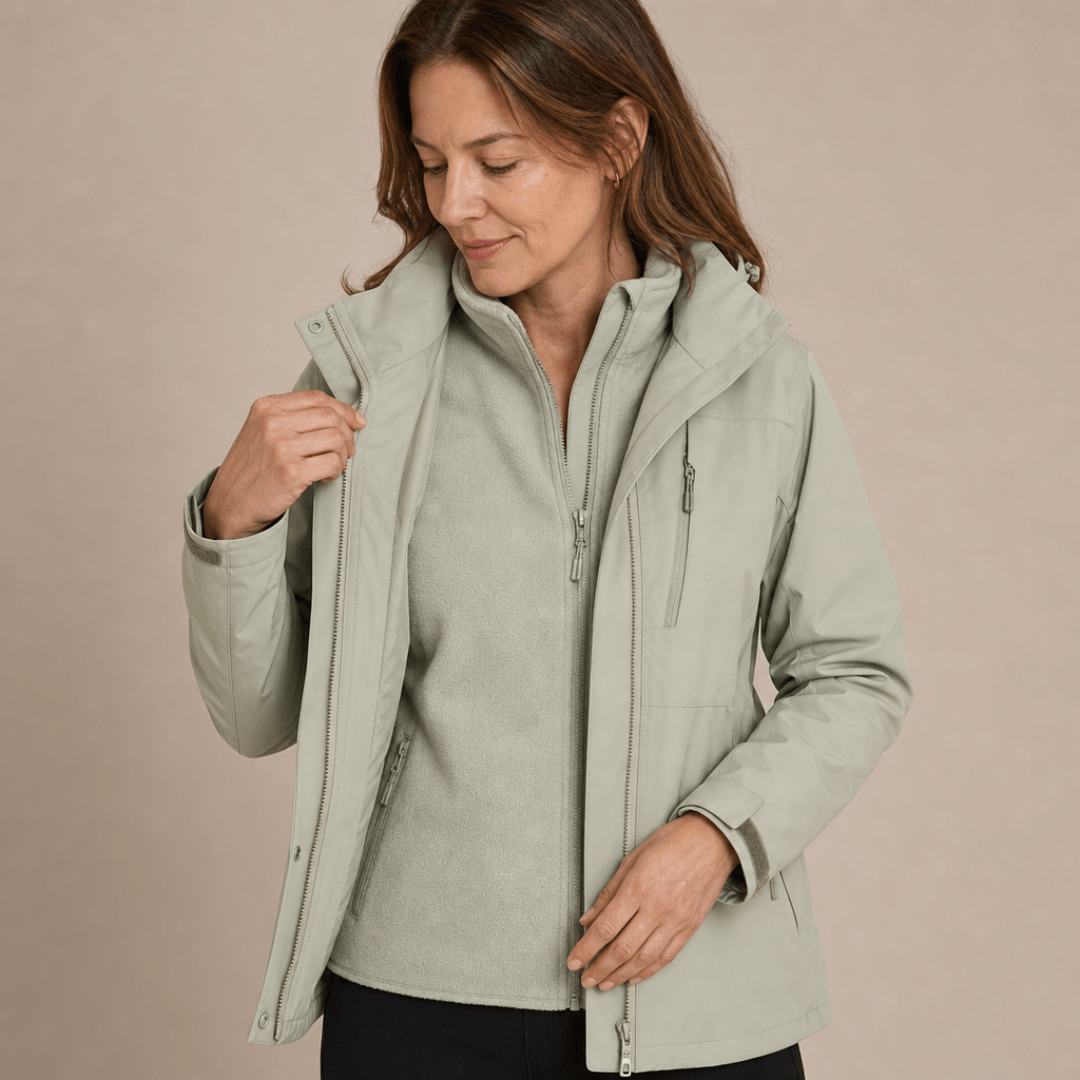 Waterdichte 3-in-1 regenjassen voor dames