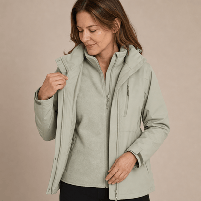 Waterdichte 3-in-1 regenjassen voor dames