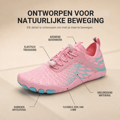 BareFlex – Blotevoetschoenen voor gezond lopen, podologisch getest (unisex)