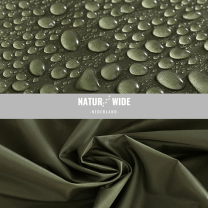 3-in-1 waterdichte regenponcho – Tentzeil & Grondzeil