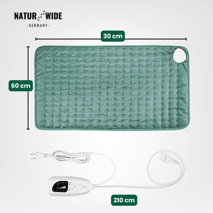 Elektrische Heizdecke – Wärmeauflage für Rücken, Bauch & Beine mit 6 Temperaturstufen