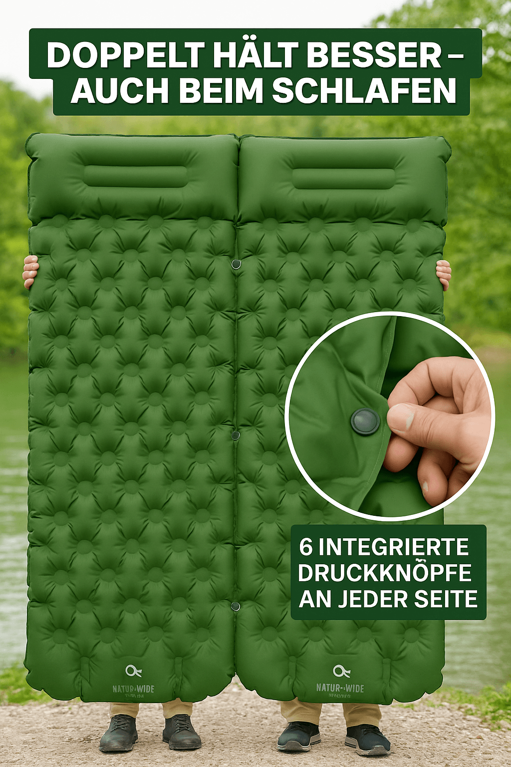 Ultraleichte Isomatte – für Winterabenteuer mit Komfort für kalte Nächte