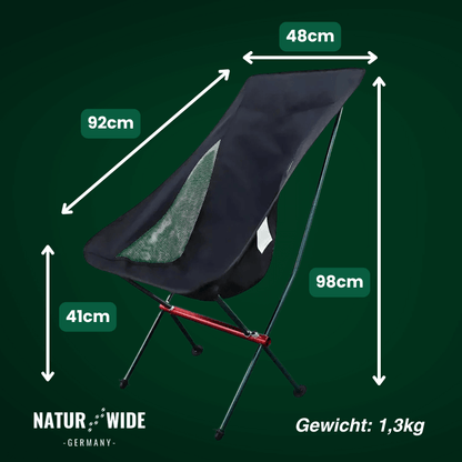 Naturwide Faltstuhl Pro – Dein komfortabler Begleiter für unterwegs