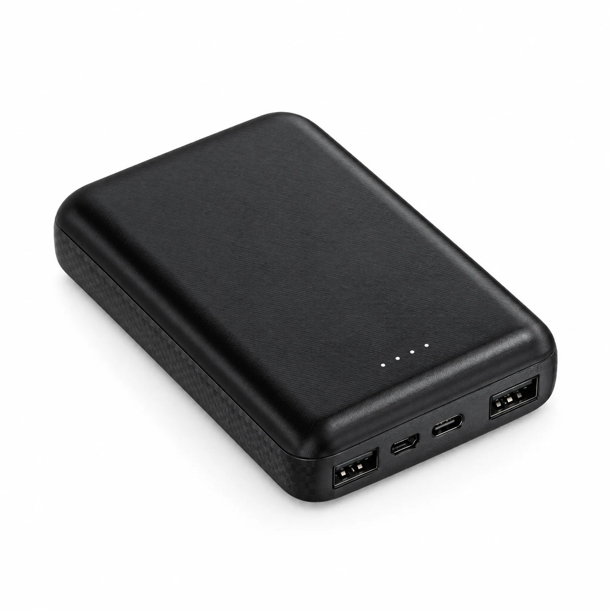 NaturWide powerbank 10.000 mAh in zwart